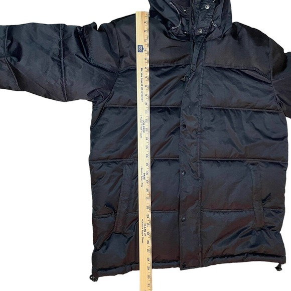 Members Only Women’s Heavy Snorkel Oversized Jacket Black Size Large MM070411 - Picture 12 of 13